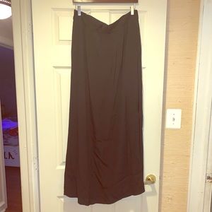 Loft Black Maxi Skirt with Pockets!